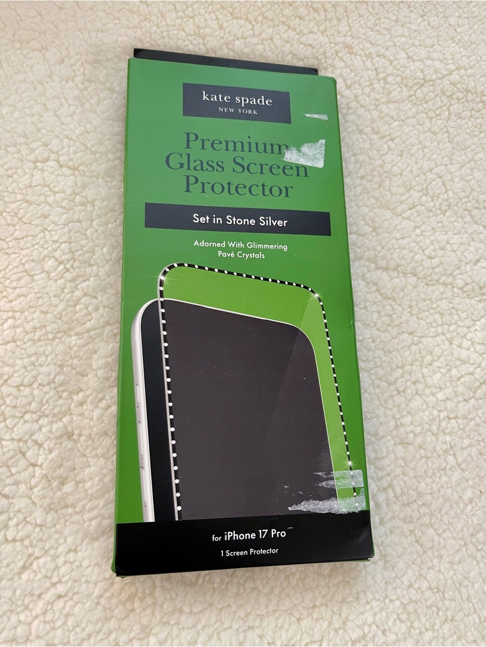 kate spade Premium Glass Screen Protector for iPhone 17 Pro